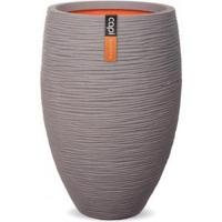 Capi Nature Rib NL vase luxe 45x72cm bloempot grijs - thumbnail