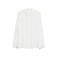 Violeta by Mango blouse van gerecycled polyester wit - thumbnail