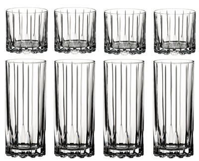 Riedel Glazenset Cocktail & Whiskey Rocks & Highballs - 8 stuks