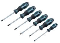 Makita E-10528 Schroevendraaierset 6-delig SL4 / SL5,5 / PH1 / PH2 / PZ1 / PZ2 - thumbnail