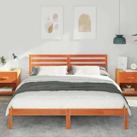Bedframe Wasbruin 160 x 220 cm Massief grenenhout - thumbnail