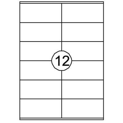 Etiket Quantore 105x48mm 1200 stuks