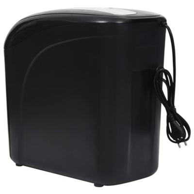 VidaXL Papierversnipperaar 10 pagina&apos;s microcut zwart