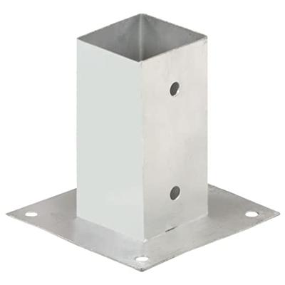 VidaXL Paalankers 4 st 71 mm gegalvaniseerd metaal