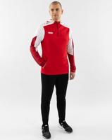 JAKO 6770 Sweater Met Kap Dynamic - Rood/Wit/Donkerrood - L - thumbnail