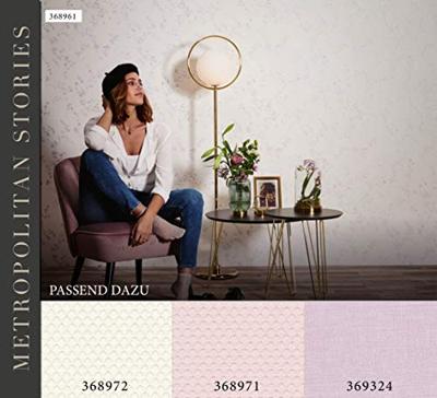 Livingwalls Metropolitan Stories crème behang | 369324