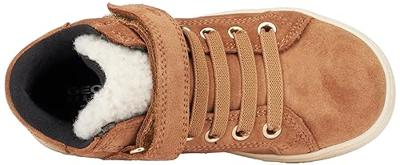 Hoge sneakers met klittenband voor kinderen J Theleven Girl GEOX® kameel Hoge sneakers met klittenband voor kinderen J Theleven Girl GEOX® kameel
