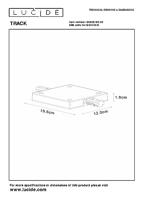 Lucide TRACK Startvoeding - 1-fase Railsysteem / Railverlichting - Enkel/Dubbel - Zwart (Uitbreiding) - thumbnail