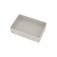 Opbouw Waskom Ideavit Solidtop 60x40x15 cm Solid Surface Mat Wit Ideavit - thumbnail