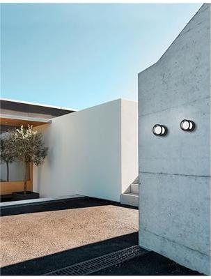 Lyora Design wandlampAgosto rond antraciet - 9207615