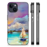 Kleurrijke Telefoonhoesje iPhone 15 Plus Boat - thumbnail
