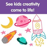 Jumbo water magic - space kleurboek - thumbnail