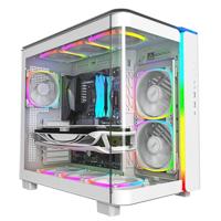 Montech KING 95 PRO Midi-Tower Tempered Glass ARGB Wit - thumbnail