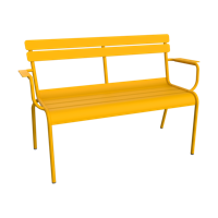 Fermob Luxembourg tuinbank met armleuning Honey - thumbnail