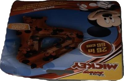 Folieballon Cijfer 4 Mickey Mouse Rood (66cm) - thumbnail