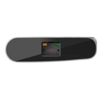 Belkin Connect universele Core 8-in-1 USB C hub voor 2 monitoren, Silicon Motion-technologie - USB hub voor Mac, Windows en Chromebook - 100 W PD, 10 Gbps gegevensoverdracht, 1 GbE Ethernet - Zilver