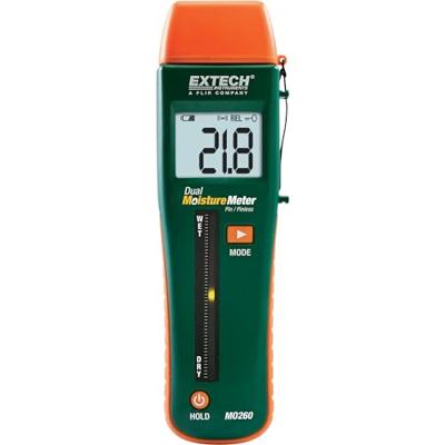Extech MO260 Materiaalvochtmeter Meetbereik bouwvochtigheid 0 tot 99.9 %Vol. Meetbereik houtvochtigheid (bereik) 0 tot 99.9 %Vol. Extech MO260 Materiaalvochtmeter Meetbereik bouwvochtigheid 0 tot 99.9 %Vol. Meetbereik houtvochtigheid (bereik) 0 tot 99.9 %Vol.