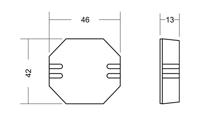 Müller 873030 Dimmer (inbouw) Geschikt voor lampen: LED-lamp Wit - thumbnail