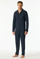 Schiesser Schiesser Heren Pyjama Long nightblue 183176 50/M - thumbnail