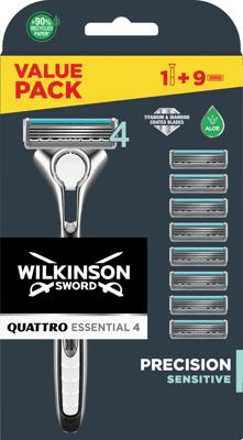 Wilkinson Wilkinson Sword Scheermesjes Quattro Titanium Sensitive - 8 Mesjes
