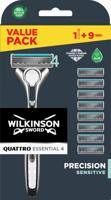 Wilkinson Wilkinson Sword Scheermesjes Quattro Titanium Sensitive - 8 Mesjes - thumbnail