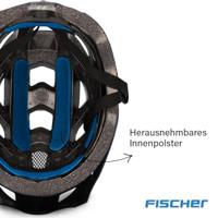 FISCHER FAHRRAD Urban Montis Fietshelm Blauw Confectiemaat: L/XL Hoofdomvang: 58-61 cm - thumbnail