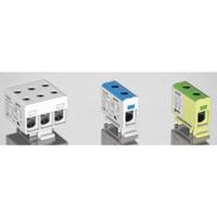 Ouneva Group VC05-0139 Verdeelblok Schroeven Grijs, Blauw, Geel-groen 1 stuk(s) - thumbnail