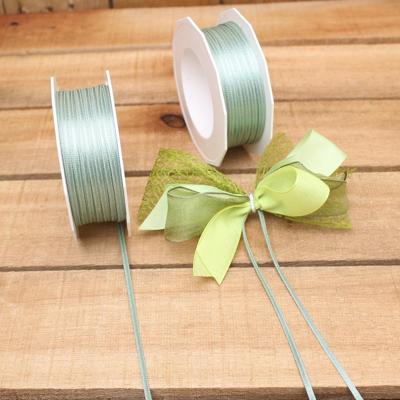 Bonbon doosjes - Chocolade doosje - Satin groen zilver 556 - 1 stuks