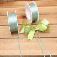 Bonbon doosjes - Chocolade doosje - Satin groen zilver 556 - 1 stuks - thumbnail