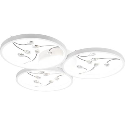 LED Plafondlamp 30W Dimbaar Natuurlijk Wit 4000K - Mat Wit Aluminium