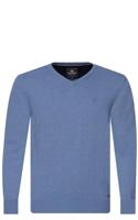 Campbell Classic Trui V-hals Blauw - thumbnail