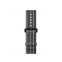 Apple Woven Nylon Apple Watch 38mm / 40mm / 41mm Black Stripe - thumbnail
