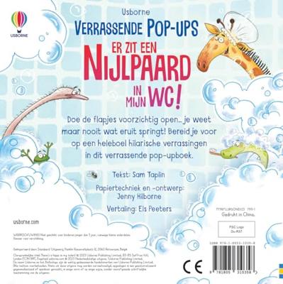 Pop-Up Boek Er Zit Een Nijlpaard In Mijn WC!