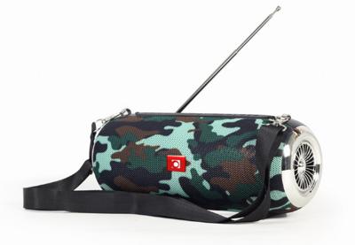 Draagbare Bluetooth speaker Camouflage + FM Radio