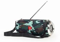 Draagbare Bluetooth speaker Camouflage + FM Radio - thumbnail
