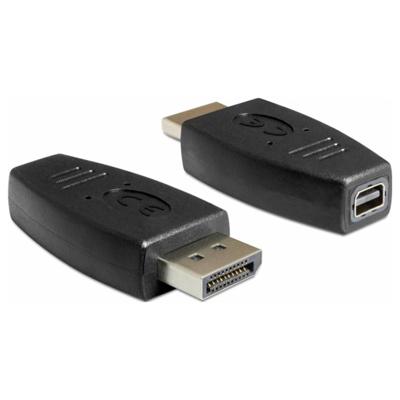 Delock 65237 Adapter DisplayPort 1.2 male > DisplayPort mini female Delock 65237 Adapter DisplayPort 1.2 male > DisplayPort mini female