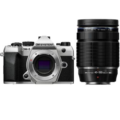 OM SYSTEM OM-5 II zilver + ED 40-150mm F/4.0 PRO