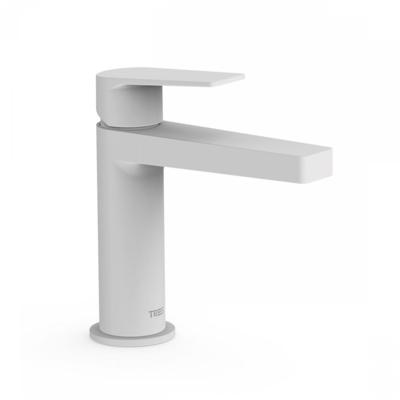 Wastafelmengkraan Tres Project 1-Hendel Uitloop Recht 10.6 cm Rond Mat Wit Tres Wastafelmengkraan Tres Project 1-Hendel Uitloop Recht 10.6 cm Rond Mat Wit Tres