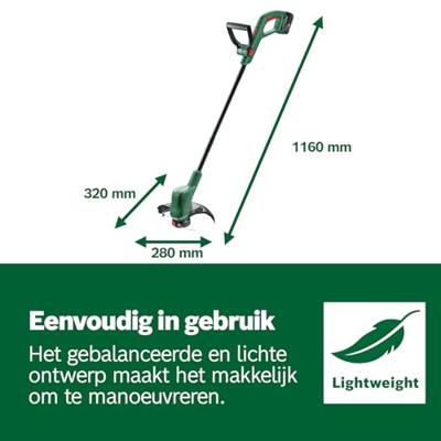 Bosch Groen EasyGrassCut 18V-26 BT | Accutrimmer - 06008C1C04 - thumbnail
