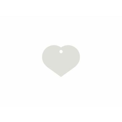 Naamplaatje Imarc Heart Wit