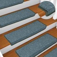 VidaXL Trapmatten 15 st 65x21x4 cm donkergroen rechthoekige rand - thumbnail