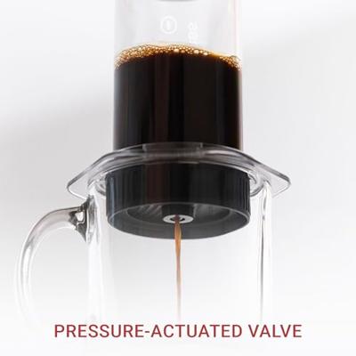 AeroPress Flow Control Filter Cap Koffiezetapparaat-opzetstuk Zwart