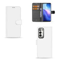 Bookcase OPPO Find X3 Neo Hoesje Wit met Pasjeshouder - thumbnail