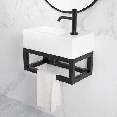 Wiesbaden Frame Voor Fontein Nick 39,5x15x21,5 cm Mat Zwart Wiesbaden Frame Voor Fontein Nick 39,5x15x21,5 cm Mat Zwart