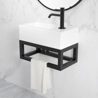 Frame Voor Fontein Wiesbaden Nick 39,5x15x21,5 cm Mat Zwart - thumbnail