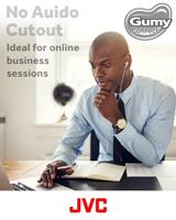 HA-FR9UC JVC Gumy In-Ear USB-C Stereo Headset + Remote White - thumbnail