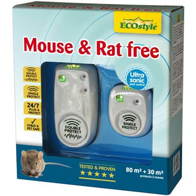 Ecostyle mouse & rat free duopack 80 m2 + 30 m2