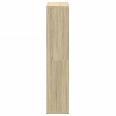 Kamerscherm / boekenkast 69,5x29x137,5 cm hout sonoma eiken