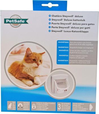 Petsafe kattenluik tot 7 kg magnetisch slot wit