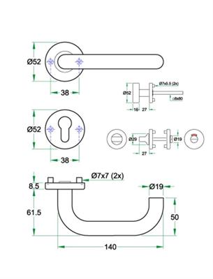 Krukgarn CHASE PL rvs mat